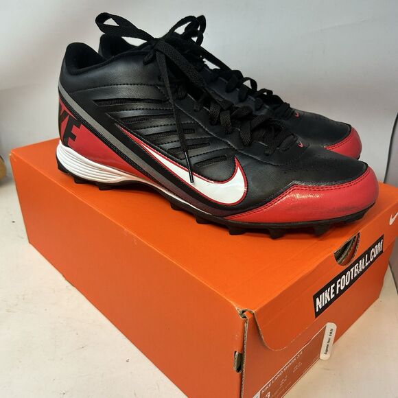 Nike Other - Nike Football Cleats Land Shark 3/4 Black Red 511292-016 Size 13